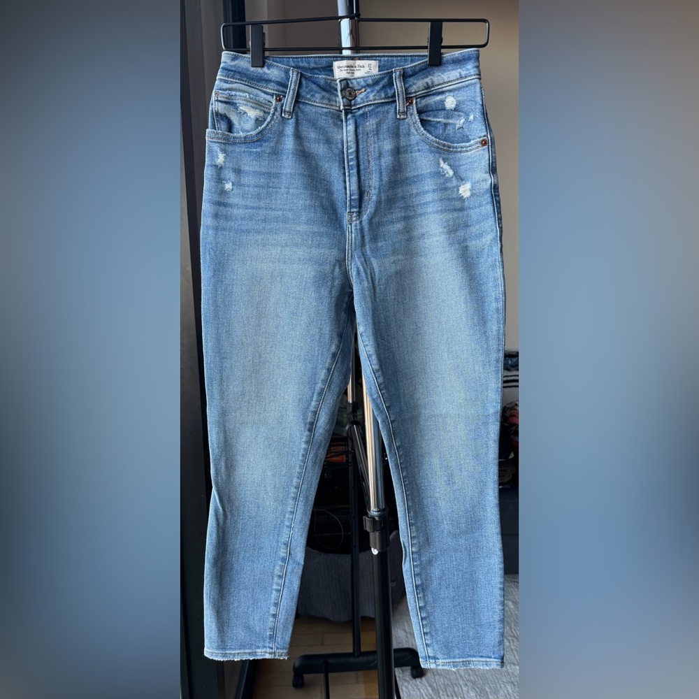 Abercrombie & Fitch Light Blue Skinny Jeans